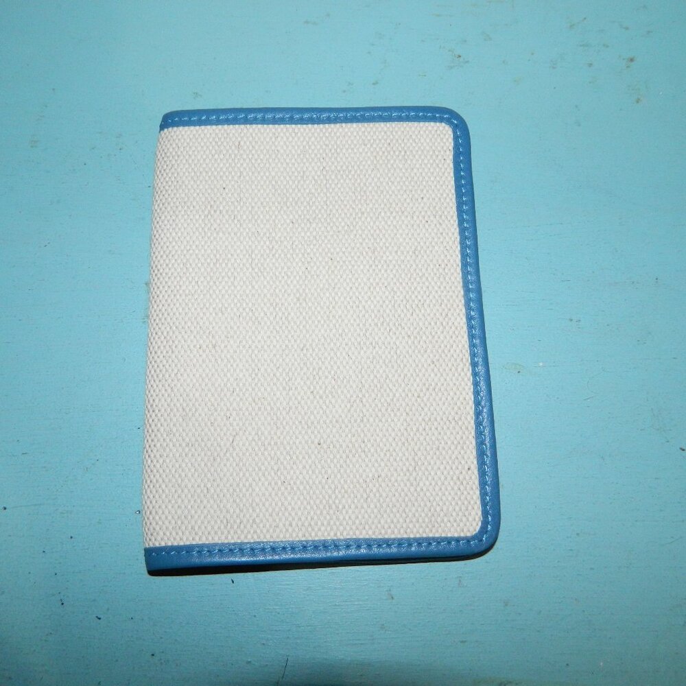 Mark & Graham Riviera Italian Canvas Passport Case (U-21)